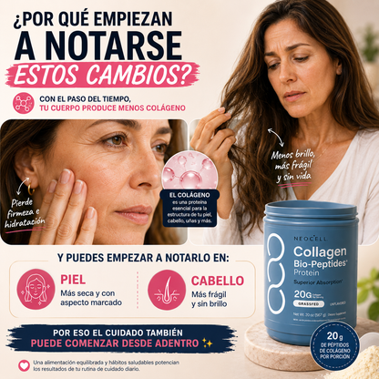 NeoCell® Colágeno Bio-Peptides 567g: Piel, Cabello, Uñas