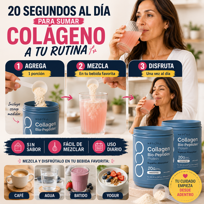 NeoCell® Colágeno Bio-Peptides 567g: Piel, Cabello, Uñas